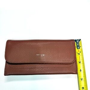 Matt & Nat Vegan Leather Brown Women's Clutch Wallet